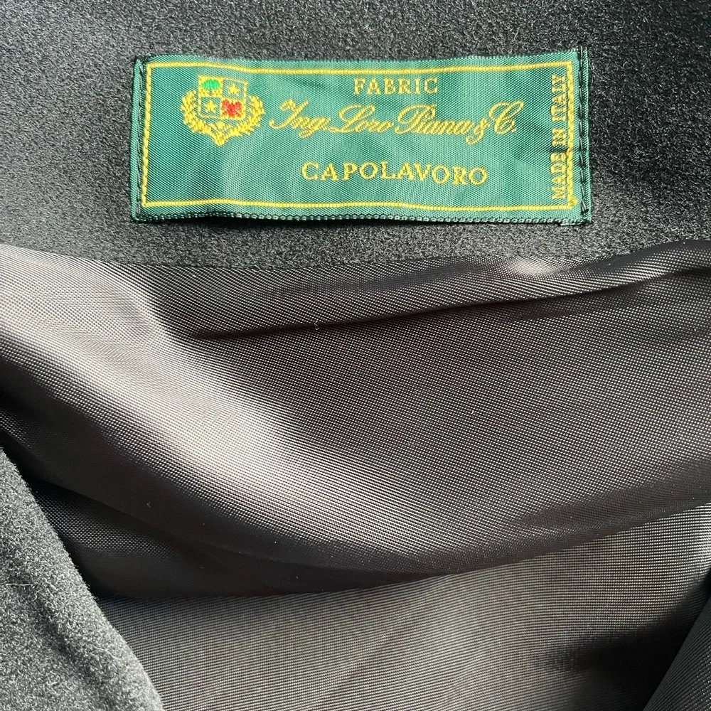 LORO PIANA CAPOLAVORO 100% virgin wool COAT JACKET Italy - Picture 8 of 10
